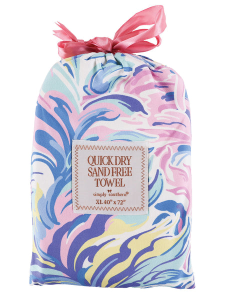 Simply Southern Quick Dry Beach Towel-Multiple Options