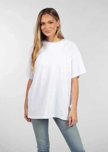 The Band Tee in White