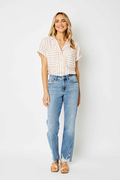 Judy Blue High Waist Heavy Destroyed Jeans