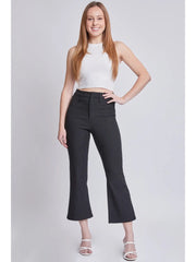 Hyperstretch Cropped Kick Flare Pants-2 Colors