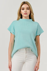 Sabrina Mock Neck Sweater - 4 Colors