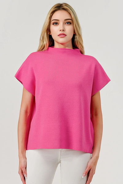 Sabrina Mock Neck Sweater - 4 Colors