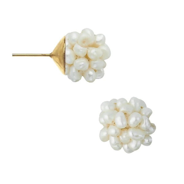 Georgia Pearl Cluster Studs