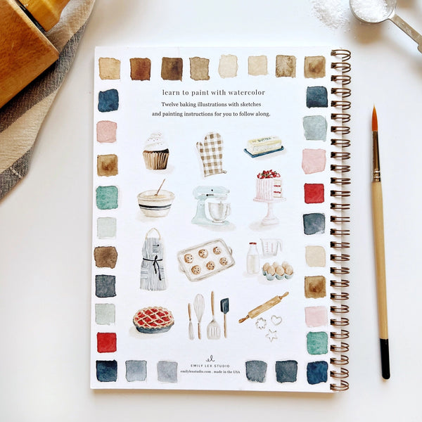 Watercolor Workbooks, Paint Sets, and Brushes