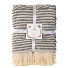 Yorkshire Luxe Fringe Throw - 2 Colors