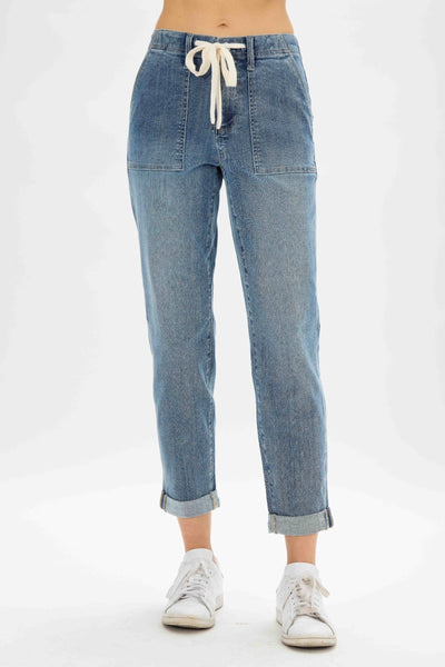 Judy Blue High Waisted Denim Joggers