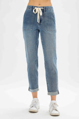 Judy Blue High Waisted Denim Joggers