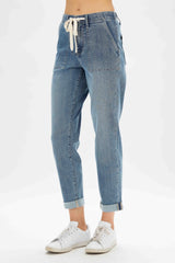 Judy Blue High Waisted Denim Joggers