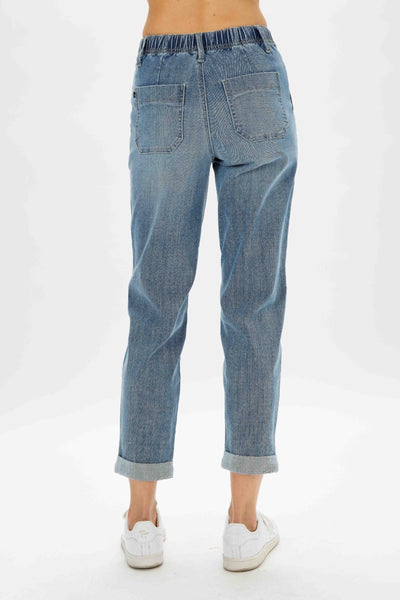 Judy Blue High Waisted Denim Joggers