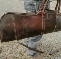 Leather Long Gun Case Sherpa Lined