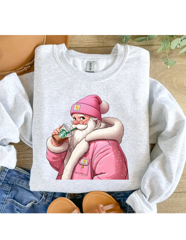 Boujee Santa Graphic Sweatshirt