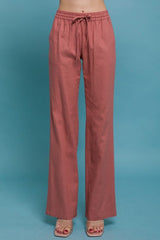 Daphne Linen Tie Waist Pants -Many Colors