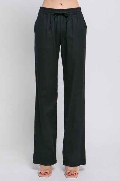 Daphne Linen Tie Waist Pants -Many Colors