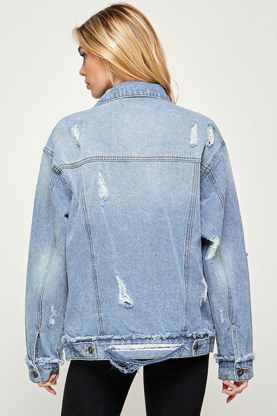 Oversized Denim Jacket - 2 Washes