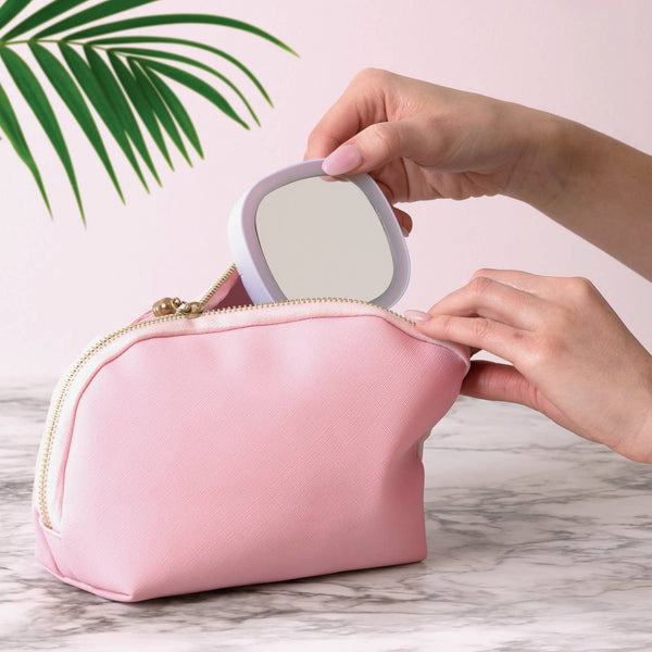 Lemon Lavender Ready Set Glow Mini LED Makeup Mirror