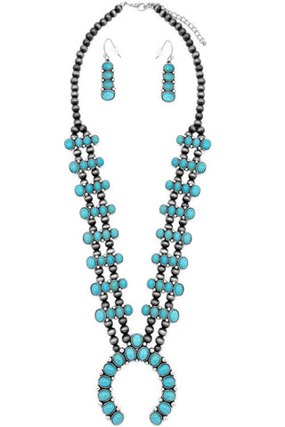 Belvo Squash Blossom Necklace Set