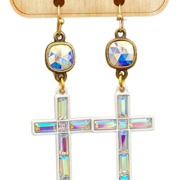 Pink Panache Cross Earrings - Multiple Styles