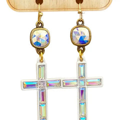 Pink Panache Cross Earrings - Multiple Styles