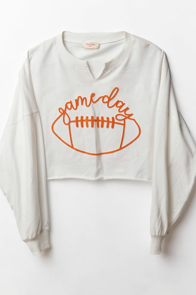 Oversized Gameday Orange Sweatshirt