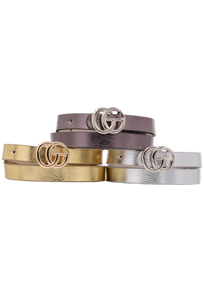 Mini GG Belts - Metallics - 3 Colors