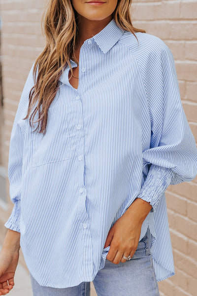 Polly Striped Button Down -2 Colors