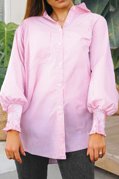 Polly Striped Button Down -2 Colors