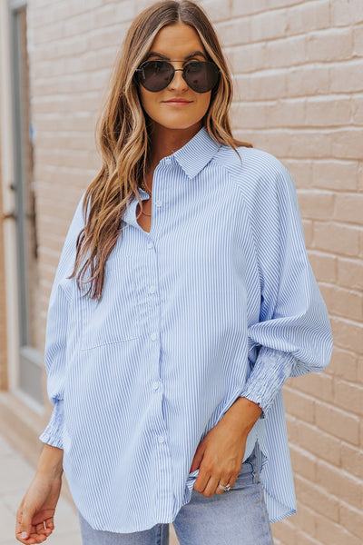 Polly Striped Button Down -2 Colors