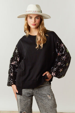 New Years Star Sweatshirt