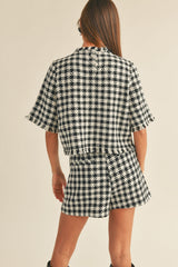 Houndstooth Tweed Seperates