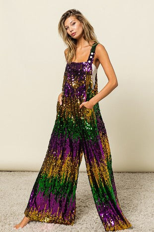 Mardi Gras Overalls