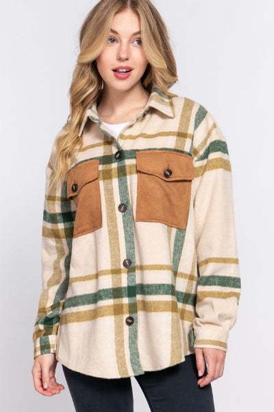 Fern Plaid Shacket - 2 Colors