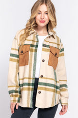 Fern Plaid Shacket - 2 Colors