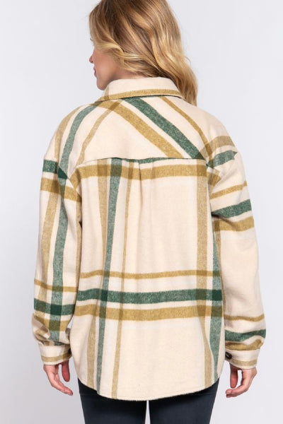 Fern Plaid Shacket - 2 Colors