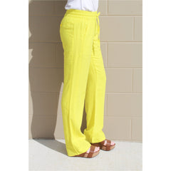 Daphne Linen Tie Waist Pants -Many Colors