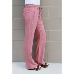 Daphne Linen Tie Waist Pants -Many Colors