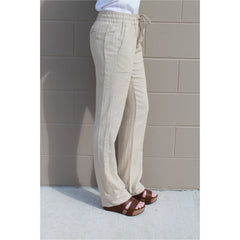 Daphne Linen Tie Waist Pants -Many Colors