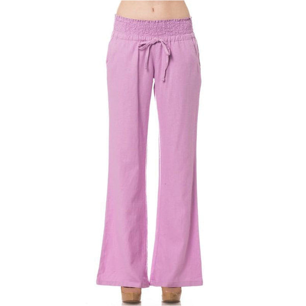 Daphne Linen Tie Waist Pants -Many Colors