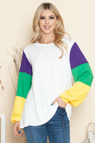 Dora Mardi Gras Top