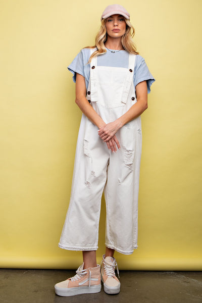 Kiki Washed Twill Overalls