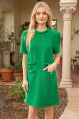 CC Guest Tweed Dress - 2 Colors