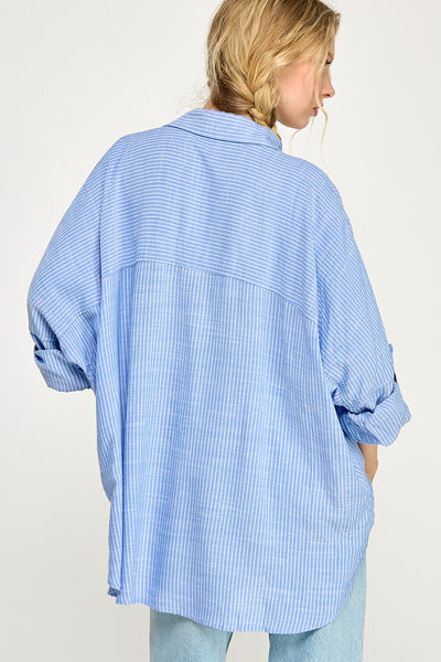 Greta Striped Buttondown