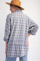 Redfin Plaid Tunic - Many Colors