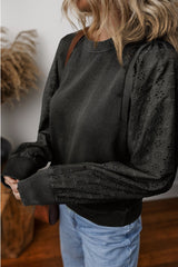 Country Fair Lace Sweatshirt