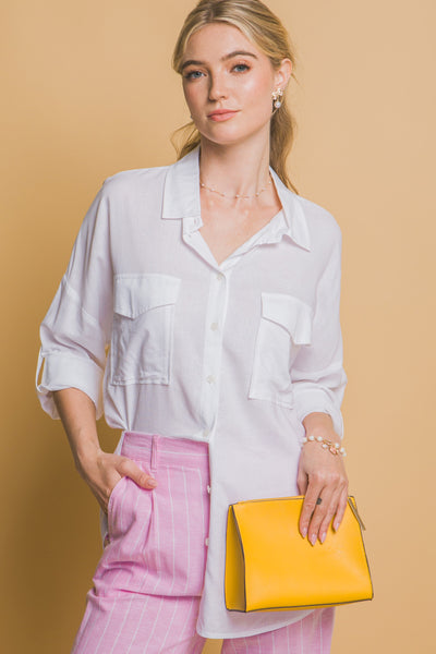 Rebecca Linen Button Down