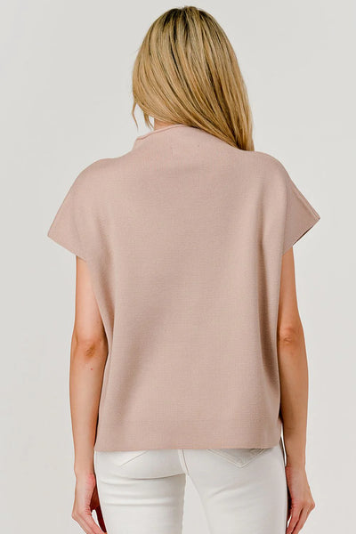 Sabrina Mock Neck Sweater - 4 Colors