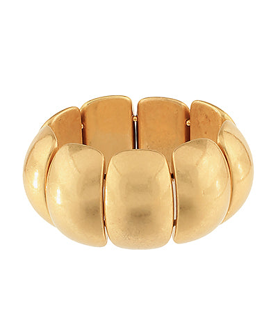 Wynne Concave Bar Stretch Station Bracelet