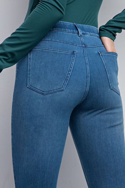 Washed Denim Jeggings