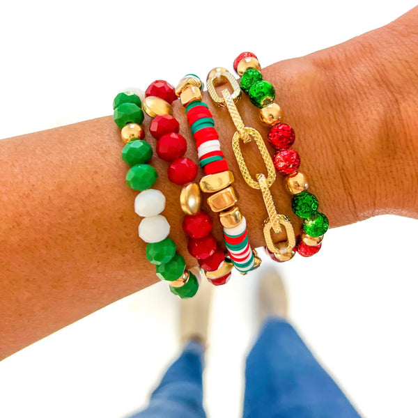 Christmas Bracelet Stacks - 3 Styles