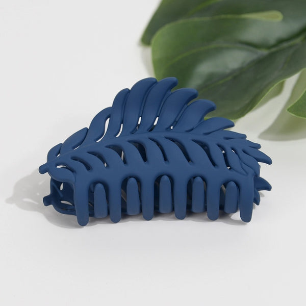 Matte Leaf Hair Claw Clip-3 Colors