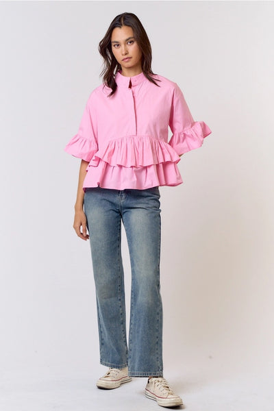 In A Ruffle Top-3 Colors